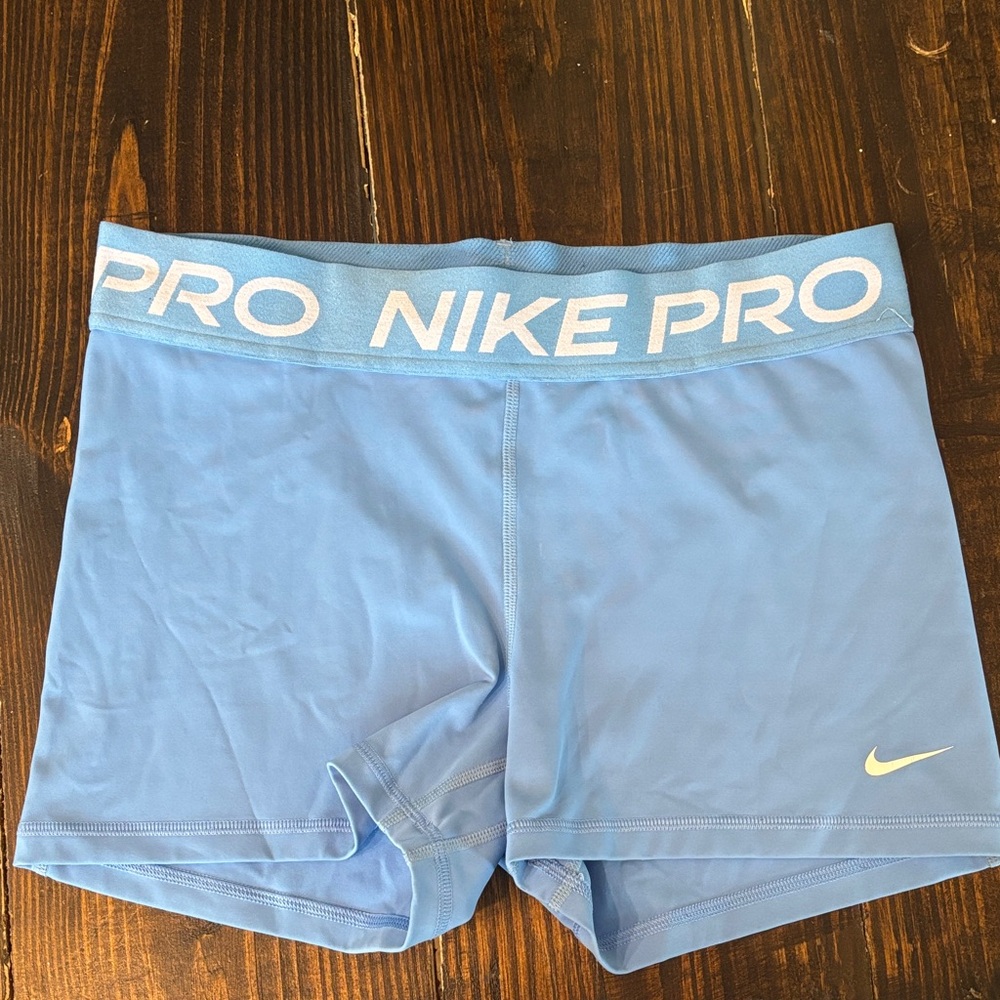 Nike Pro Light Blue Training Shorts
